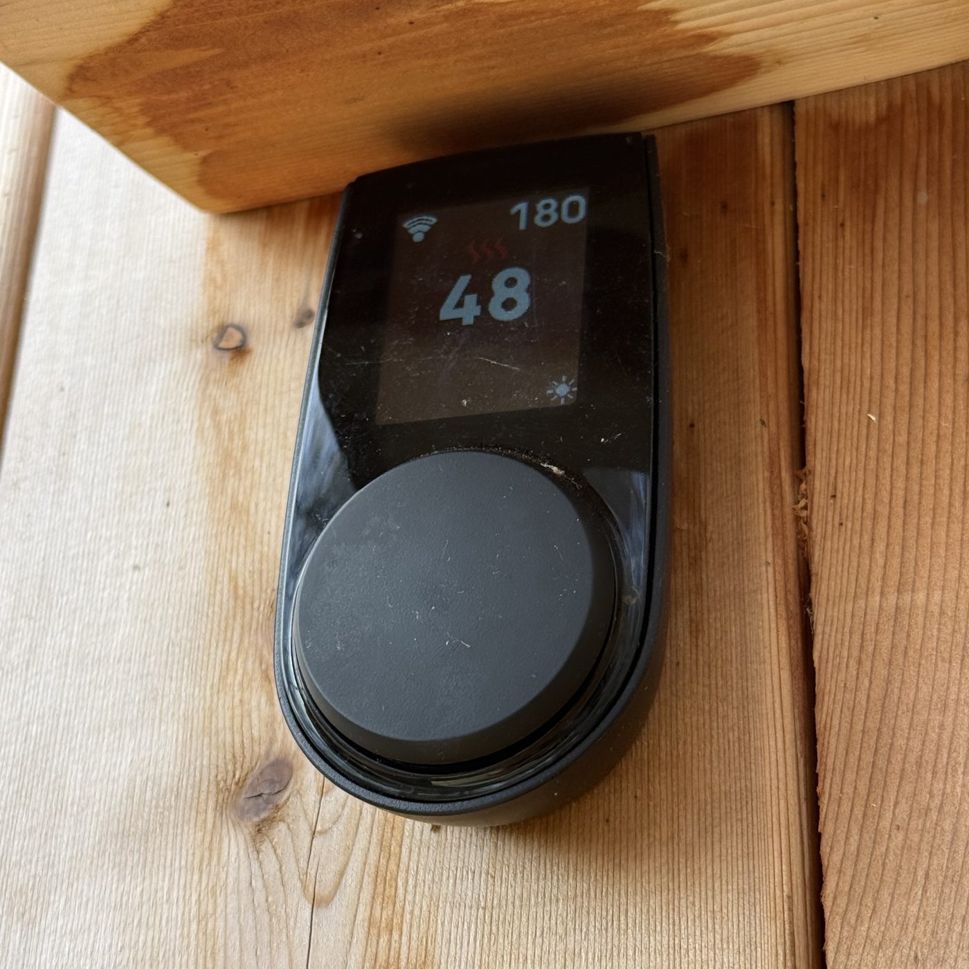 Cedar barrel sauna exterior